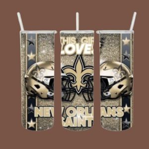 New Orleans Saints 20oz tumbler